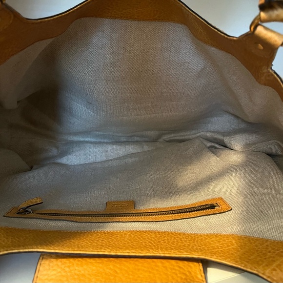 GUCCI Pelham Raffia Tote Authentic Straw Leather Bag - Picture 3 of 7